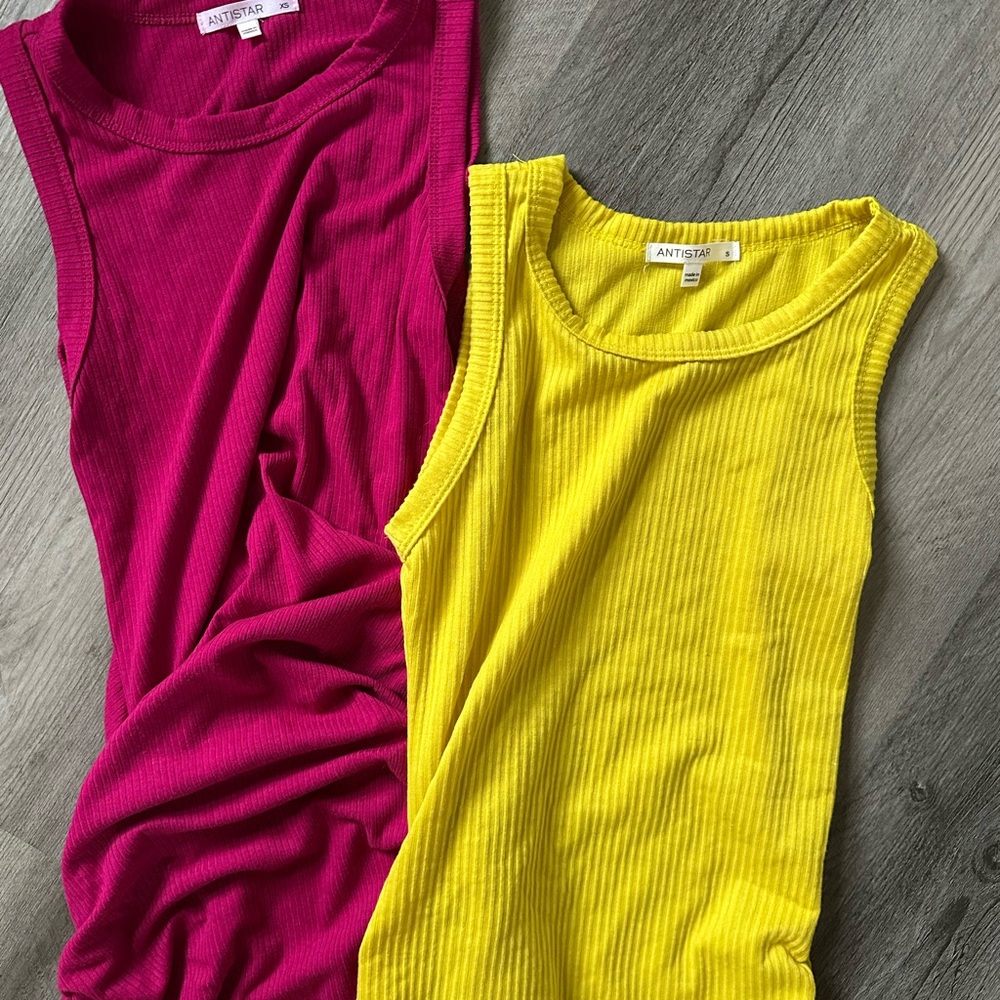 ๐ป Antistar Raspberry & Citrus Ribbed Bodycon Dress Bundle ๐ป - Picture 2 of 10